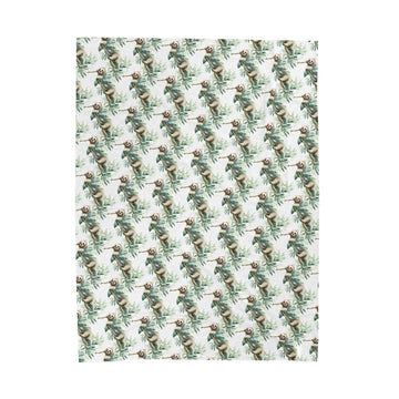 Sloth Velveteen Plush Blanket